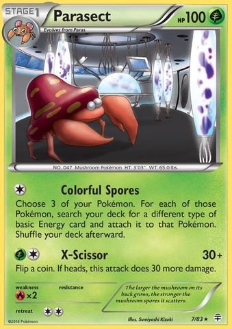 Pokemon - Parasect (7/83) - Generations : Amazon.ca: Toys